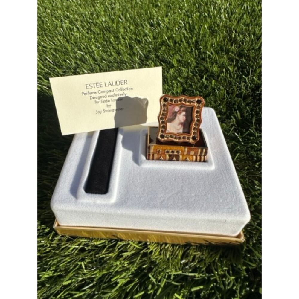 ESTEE LAUDER PERFUME COMPACT RARE 2002 ROMANTIC EDITION MIBB ~ BEAUTIFUL - Picture 11 of 16